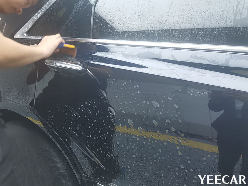 YEECAR授权店凯迪拉克XT5施工隐形车衣过程展示（图三）