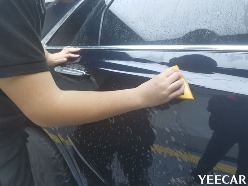 YEECAR授权店凯迪拉克XT5施工隐形车衣过程展示（图五）