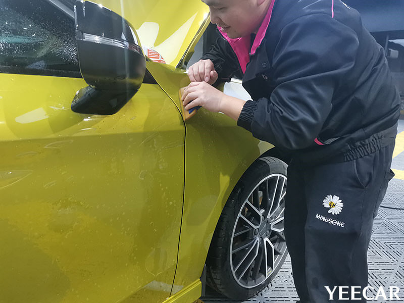 YEECAR授权店领克03施工隐形车衣过程（图九）