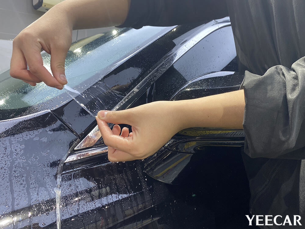 福特金牛座施工YEECAR漆面保护膜过程展示（图八 专车专用）