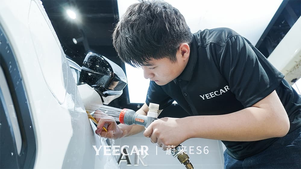 施工YEECAR隐形车衣过程及效果展示（图五）