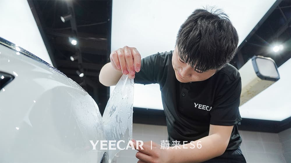 施工YEECAR隐形车衣过程及效果展示（图三）