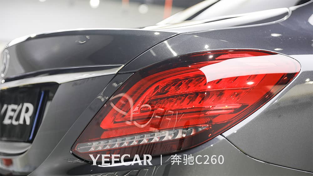 奔驰C260黑色施工YEECAR隐形车衣流程及效果展示（图一九）