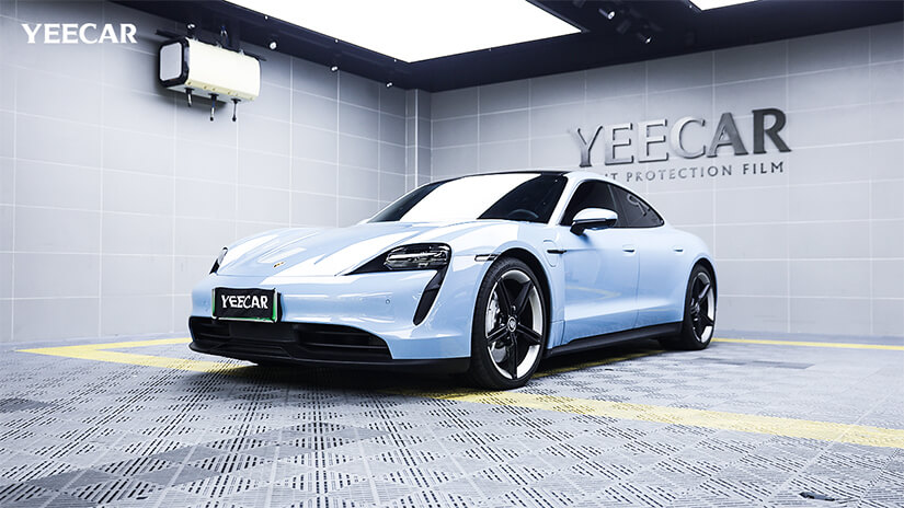 保时捷taycan 施工YEECAR隐形车衣