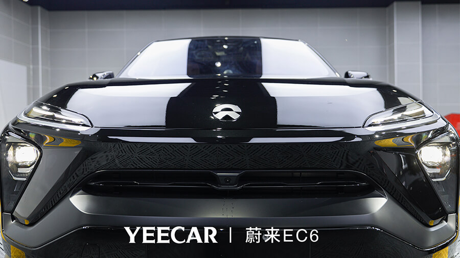 蔚来EC6蓝色施工YEECAR隐形车衣案例（图10）