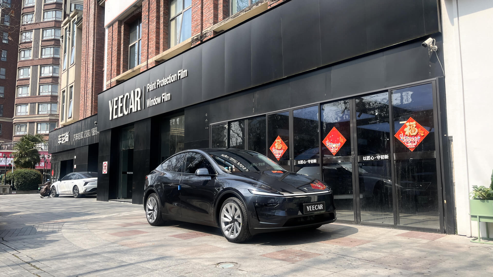 特斯拉ModelY施工艺卡K75隐形车衣